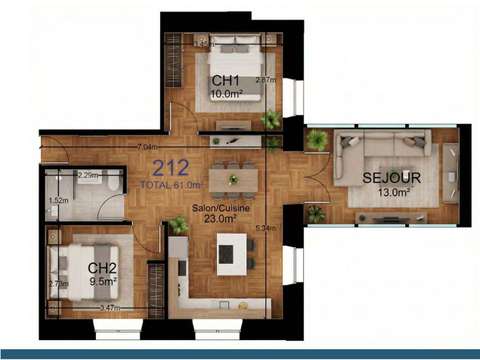 Vente appartement 4 pièces Vente appartement 4 pièces