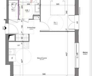 Vente appartement 2 pièces