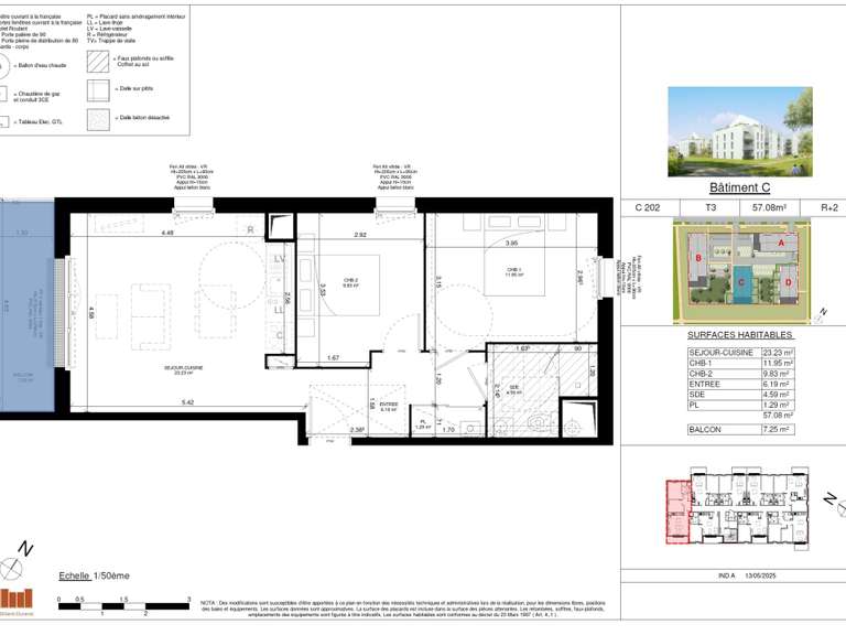 Vente appartement 3 pièces