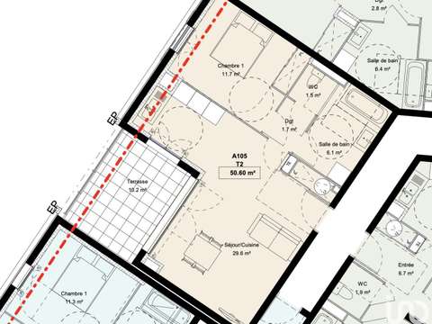 Vente appartement 2 pièces Vente appartement 2 pièces