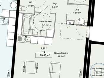 Vente appartement 3 pièces Vente appartement 3 pièces