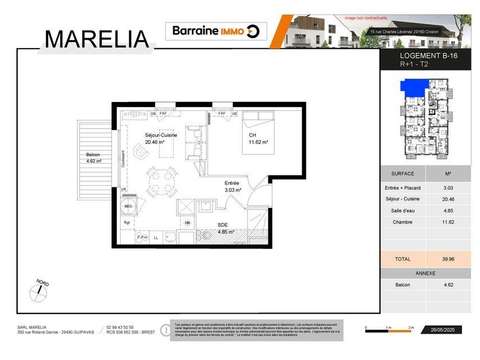 Vente appartement 2 pièces Crozon 29