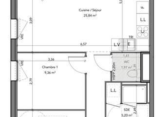 Vente appartement 3 pièces