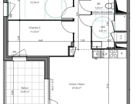 Vente appartement 3 pièces Crozon 29