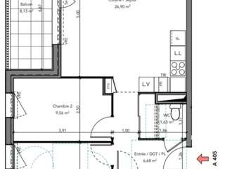Vente appartement 3 pièces