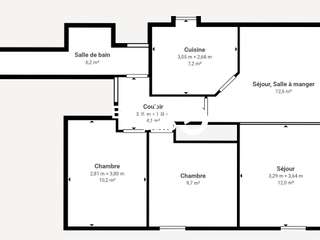 Vente appartement 3 pièces