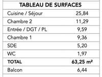 Vente appartement 3 pièces Vente appartement 3 pièces