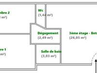 Vente appartement 3 pièces Vente appartement 3 pièces