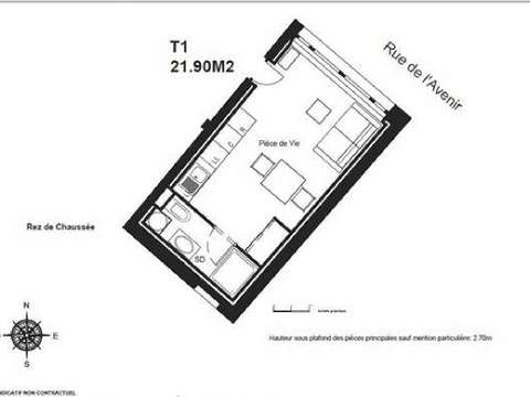 Vente Studio 1 pièce