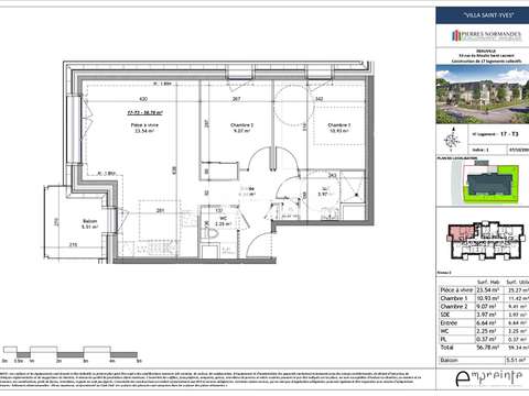 Vente appartement 3 pièces Vente appartement 3 pièces