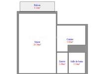 Vente appartement 1 pièce Vente appartement 1 pièce