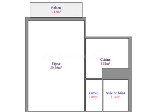 Vente appartement 1 pièce