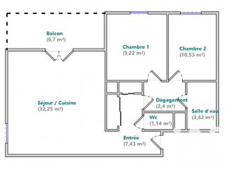 Vente appartement 3 pièces