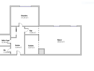 Vente appartement 2 pièces