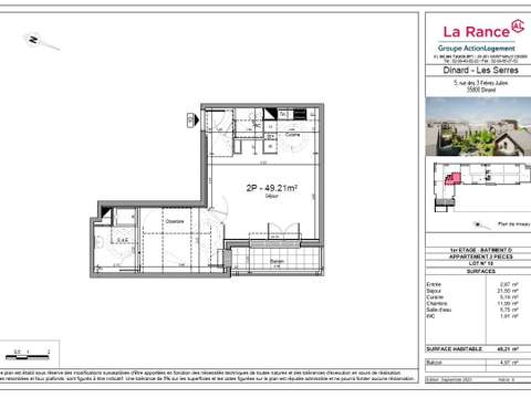 Vente appartement 3 pièces