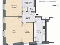 Vente appartement 3 pièces
