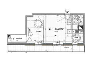 Vente appartement 2 pièces Dinard Centre Ville 35