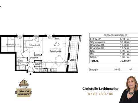 Vente appartement 3 pièces Vente appartement 3 pièces