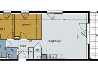 Vente appartement 3 pièces