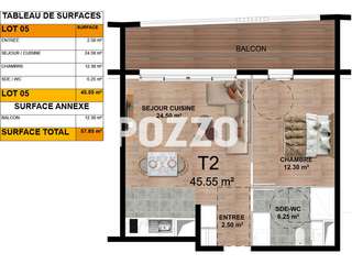 Vente appartement 2 pièces