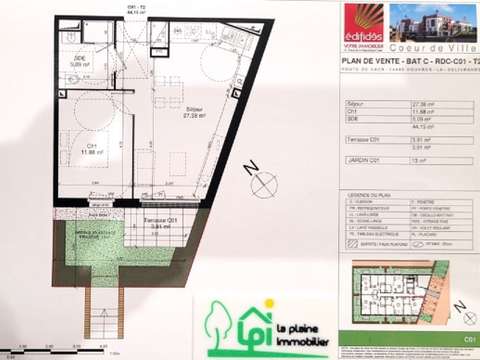 Vente appartement 2 pièces Vente appartement 2 pièces