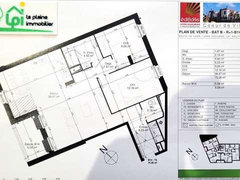 Vente appartement 3 pièces Douvres-la-Délivrande 14