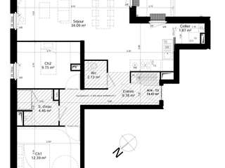 Vente appartement 3 pièces