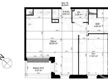 Vente appartement 2 pièces