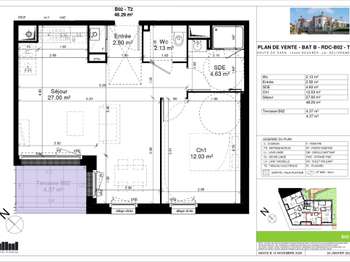 Vente appartement 2 pièces