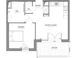 Vente Appartement 2 piècesDraguignan