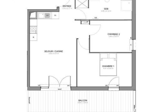 Vente appartement 3 pièces