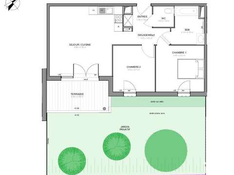 Vente appartement 3 pièces