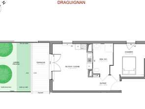 Vente Appartement 2 piècesDraguignan