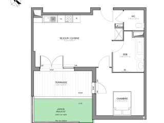 Vente appartement 2 pièces