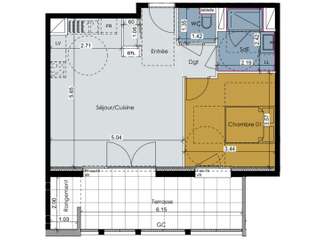 Vente appartement 2 pièces