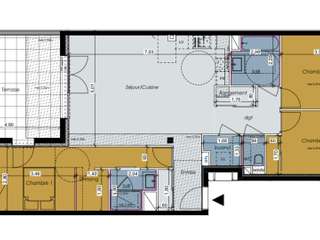 Vente appartement 4 pièces
