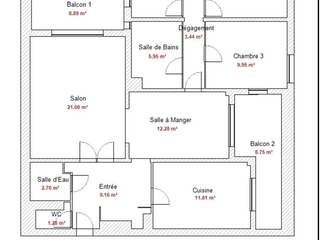 Vente appartement 4 pièces
