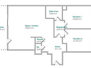 Vente appartement 3 pièces Vente appartement 3 pièces