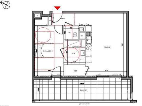 Vente appartement 2 pièces Eybens 38