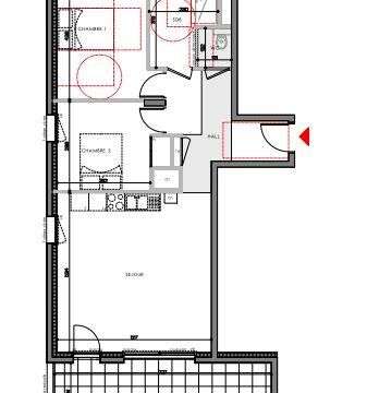 Vente appartement 3 pièces Eybens 38