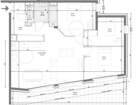 Vente appartement 4 pièces Vente appartement 4 pièces