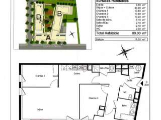 Vente appartement 4 pièces Vente appartement 4 pièces