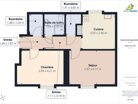 Vente appartement 2 pièces