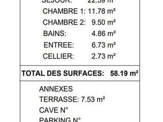 Vente appartement 3 pièces