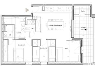 Vente appartement 3 pièces