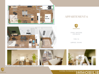 Vente appartement 2 pièces Vente appartement 2 pièces
