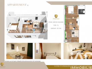 Vente Appartement 2 piècesFougères