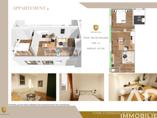 Vente appartement 2 pièces Vente appartement 2 pièces