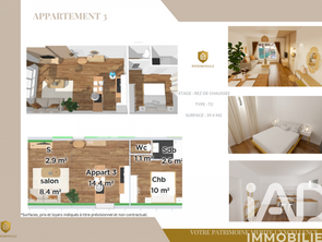 Vente Appartement 2 piècesFougères