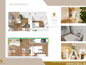 Vente Appartement 2 piècesFougères